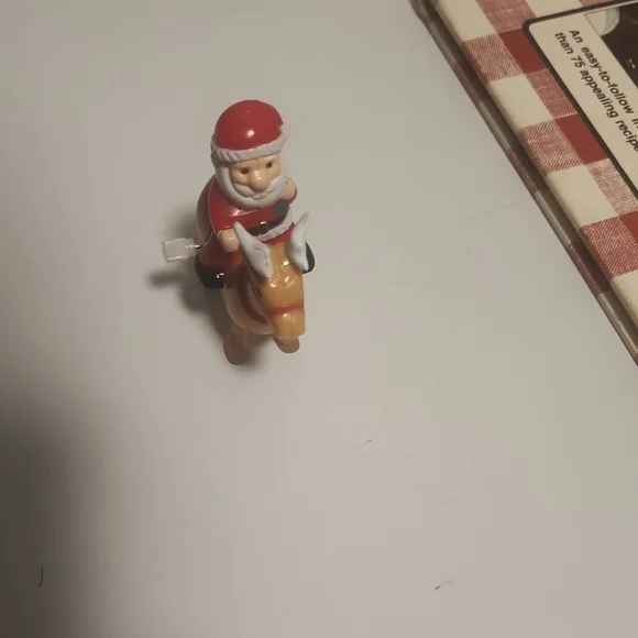 Santa Riding Reindeer Holiday Decor - Picture 3 of 5